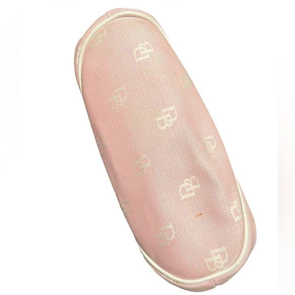 Vintage Dooney & Bourke Pink and White Monogram Logo Tote/Handbag - Picture 5 of 6